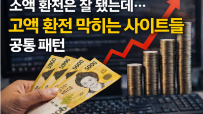 소액은 잘 주다가 고액에서 막히는 사이트들의 공통 패턴