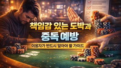책임감 있는 도박과 중독 예방