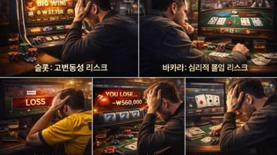 카지노 게임별 리스크 차이 설명