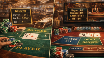 온.오프 카지노마다 배당이 다른 이유