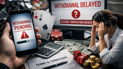 롤링과 재충전 규정이 출금에 미치는 영향