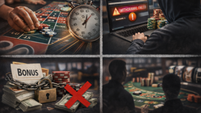 온라인 카지노 테이블게임, 초보가 가장 많이 실수