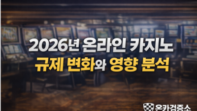 2026년 온라인 카지노 업계 규제 변화