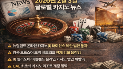 2026년 2월 3일 글로벌 카지노 뉴스
