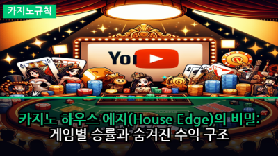 카지노 하우스 에지(House Edge)의 비밀: 게임별 승률과 숨겨진 수익 구조