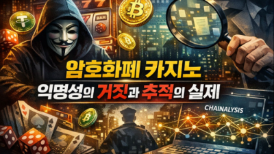 암호화폐 카지노, '익명성'이라는 달콤한 거짓말과 추적의 실제