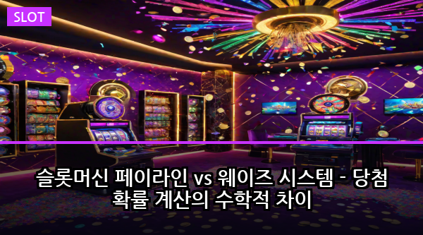 슬롯머신 페이라인 vs 웨이즈 시스템 - 당첨 확률 계산의 수학적 차이