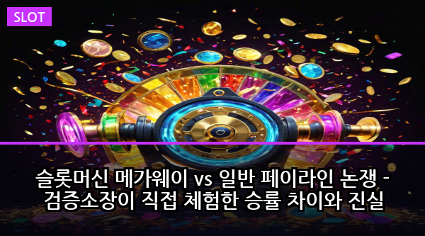 슬롯머신 메가웨이 vs 일반 페이라인 논쟁 - 검증소장이 직접 체험한 승률 차이와 진실
