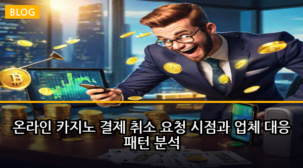 온라인 카지노 결제 취소 요청 시점과 업체 대응 패턴 분석