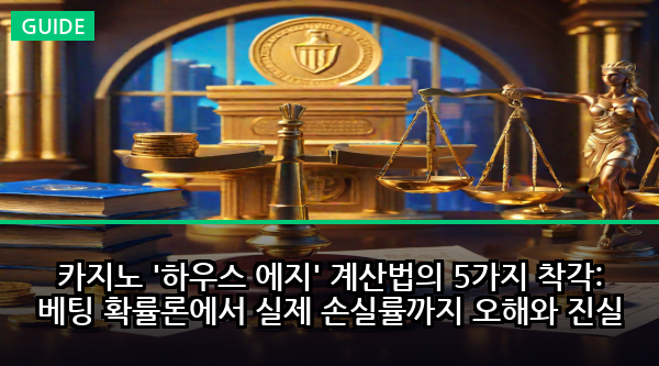 카지노 '하우스 에지' 계산법의 5가지 착각: 베팅 확률론에서 실제 손실률까지 오해와 진실