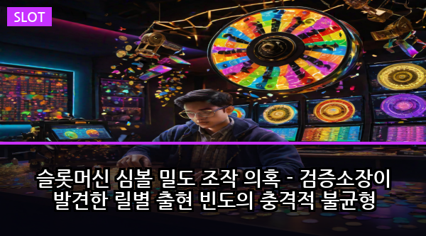 슬롯머신 심볼 밀도 조작 의혹 - 검증소장이 발견한 릴별 출현 빈도의 충격적 불균형