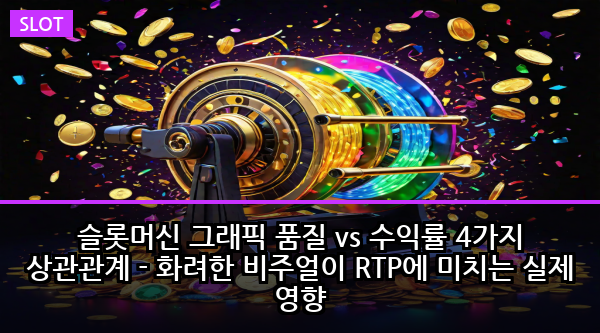 슬롯머신 그래픽 품질 vs 수익률 4가지 상관관계 - 화려한 비주얼이 RTP에 미치는 실제 영향