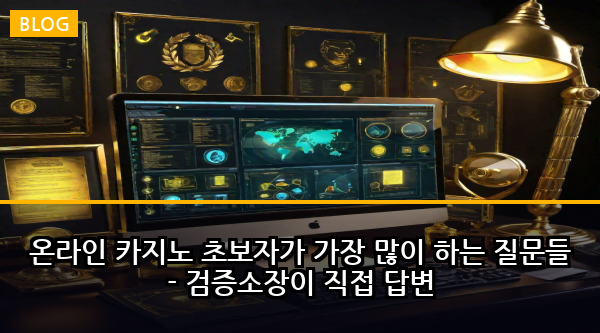 온라인 카지노 초보자가 가장 많이 하는 질문들 - 검증소장이 직접 답변