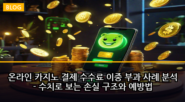 온라인 카지노 결제 수수료 이중 부과 사례 분석 - 수치로 보는 손실 구조와 예방법