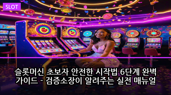 슬롯머신 초보자 안전한 시작법 6단계 완벽 가이드 - 검증소장이 알려주는 실전 매뉴얼