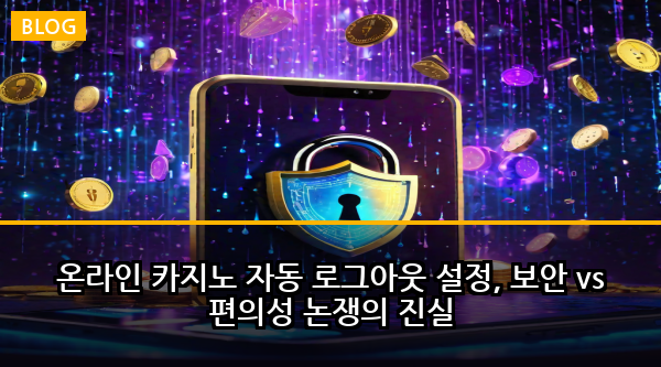 온라인 카지노 자동 로그아웃 설정, 보안 vs 편의성 논쟁의 진실