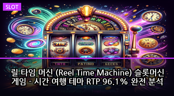 릴 타임 머신 (Reel Time Machine) 슬롯머신 게임 - 시간 여행 테마 RTP 96.1% 완전 분석