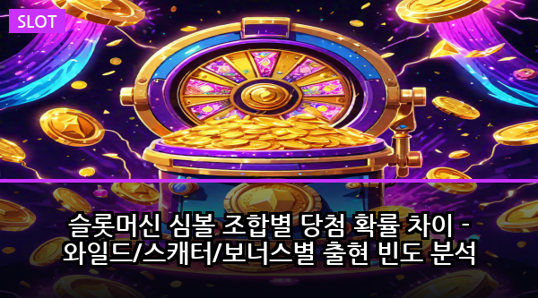 슬롯머신 심볼 조합별 당첨 확률 차이 - 와일드/스캐터/보너스별 출현 빈도 분석