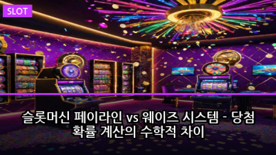 슬롯머신 페이라인 vs 웨이즈 시스템 - 당첨 확률 계산의 수학적 차이