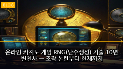 온라인 카지노 게임 RNG(난수생성) 기술 10년 변천사 — 조작 논란부터 현재까지