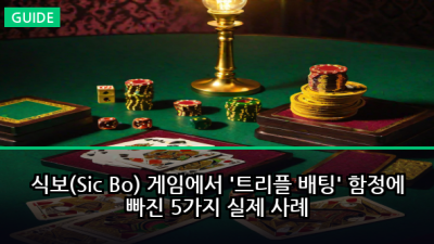 식보(Sic Bo) 게임에서 '트리플 배팅' 함정에 빠진 5가지 실제 사례