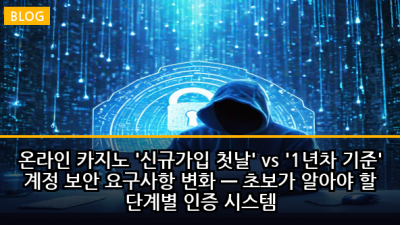 온라인 카지노 '신규가입 첫날' vs '1년차 기준' 계정 보안 요구사항 변화 — 초보가 알아야 할 단계별 인증 시스템