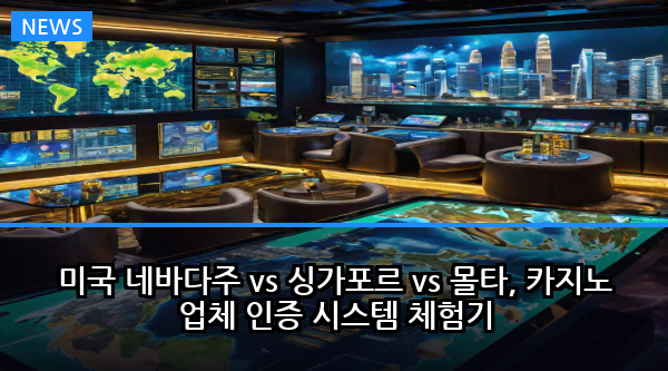 미국 네바다주 vs 싱가포르 vs 몰타, 카지노 업체 인증 시스템 체험기