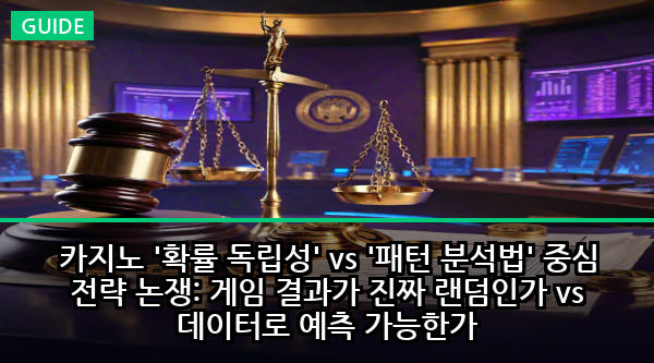 카지노 '확률 독립성' vs '패턴 분석법' 중심 전략 논쟁: 게임 결과가 진짜 랜덤인가 vs 데이터로 예측 가능한가