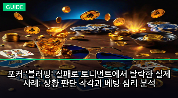 포커 '블러핑' 실패로 토너먼트에서 탈락한 실제 사례: 상황 판단 착각과 베팅 심리 분석