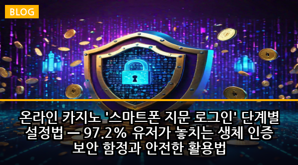 온라인 카지노 '스마트폰 지문 로그인' 단계별 설정법 — 97.2% 유저가 놓치는 생체 인증 보안 함정과 안전한 활용법