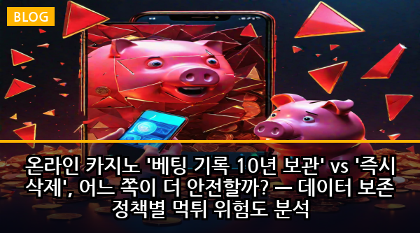 온라인 카지노 '베팅 기록 10년 보관' vs '즉시 삭제', 어느 쪽이 더 안전할까? — 데이터 보존 정책별 먹튀 위험도 분석