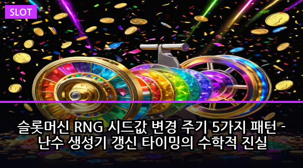슬롯머신 RNG 시드값 변경 주기 5가지 패턴 - 난수 생성기 갱신 타이밍의 수학적 진실