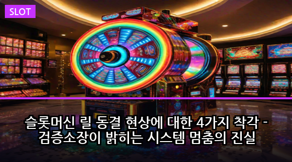 슬롯머신 릴 동결 현상에 대한 4가지 착각 - 검증소장이 밝히는 시스템 멈춤의 진실