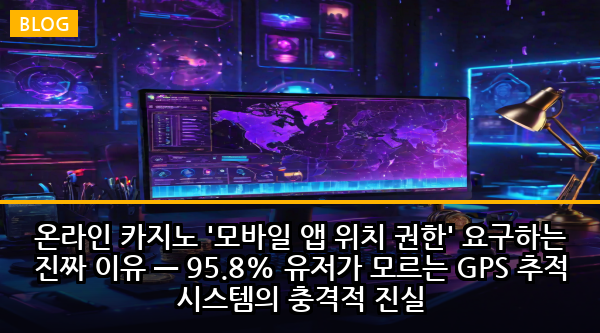 온라인 카지노 '모바일 앱 위치 권한' 요구하는 진짜 이유 — 95.8% 유저가 모르는 GPS 추적 시스템의 충격적 진실