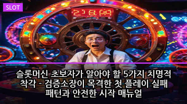 슬롯머신 초보자가 알아야 할 5가지 치명적 착각 - 검증소장이 목격한 첫 플레이 실패 패턴과 안전한 시작 매뉴얼