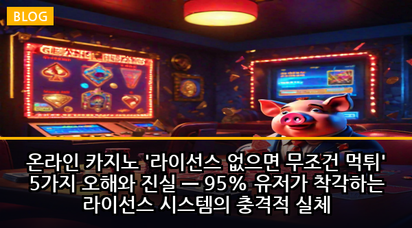 온라인 카지노 '라이선스 없으면 무조건 먹튀' 5가지 오해와 진실 — 95% 유저가 착각하는 라이선스 시스템의 충격적 실체