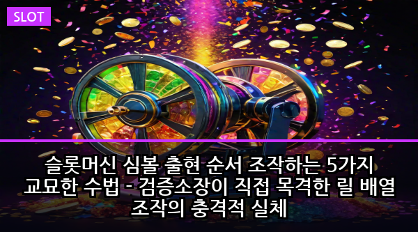 슬롯머신 심볼 출현 순서 조작하는 5가지 교묘한 수법 - 검증소장이 직접 목격한 릴 배열 조작의 충격적 실체