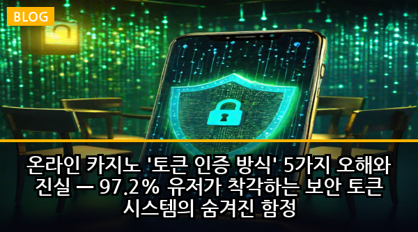 온라인 카지노 '토큰 인증 방식' 5가지 오해와 진실 — 97.2% 유저가 착각하는 보안 토큰 시스템의 숨겨진 함정