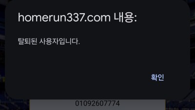 homerun337.com 먹튀